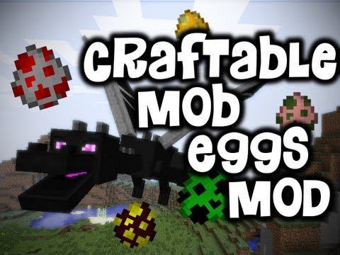 Craftable Mob Eggs Mod 